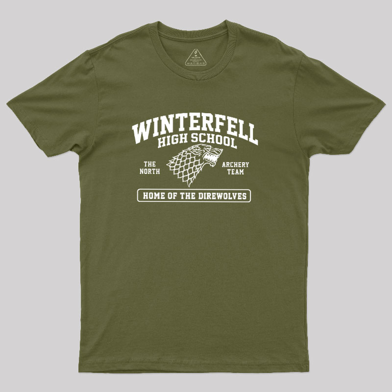 Winterfell High School Geek T-Shirt