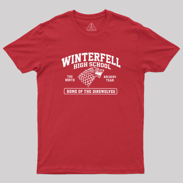 Winterfell High School Geek T-Shirt