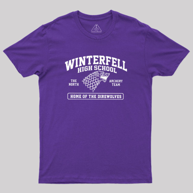 Winterfell High School Geek T-Shirt