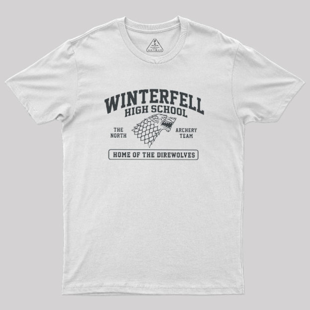 Winterfell High School Geek T-Shirt