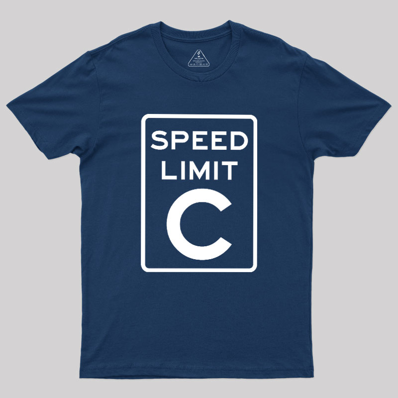 Speed Limit C Geek T-Shirt