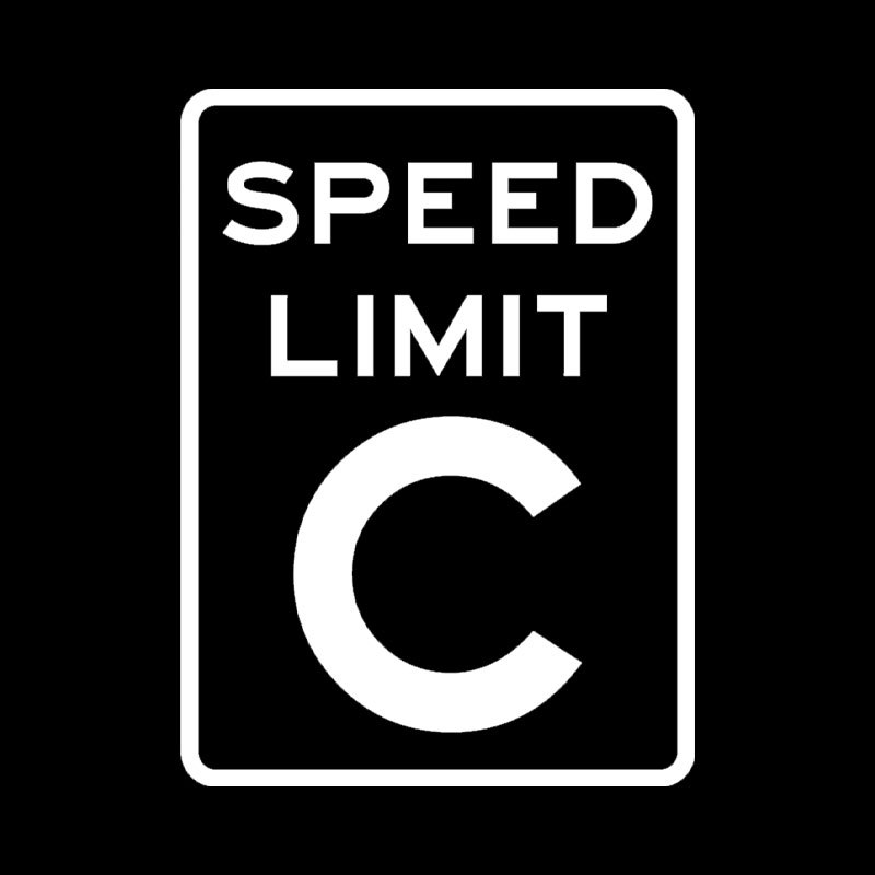 Speed Limit C Geek T-Shirt