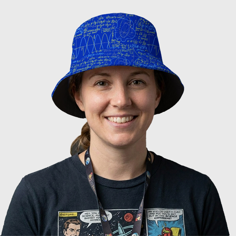 Math Function Curve Geek Bucket Hat
