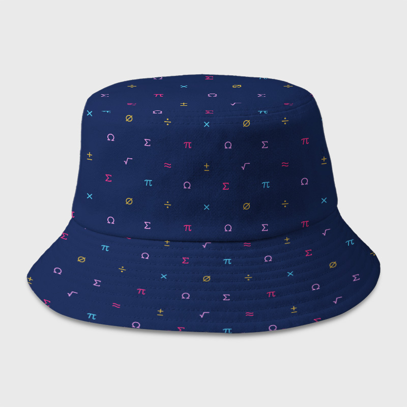 Mathematics Symbol Geek Bucket Hat