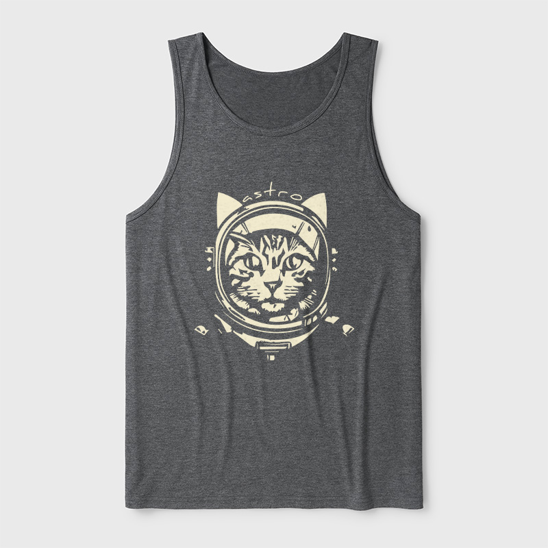 Astro Cat Ultra Soft Heather Tank