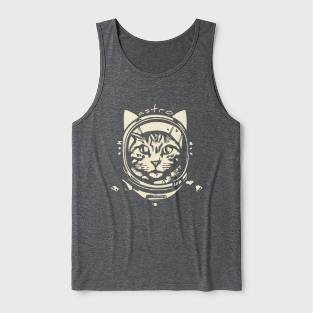 Astro Cat Ultra Soft Heather Tank