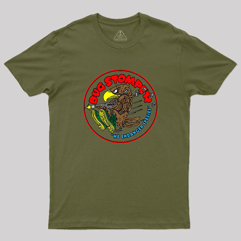 Bug Stomper Alien Geek T-Shirt