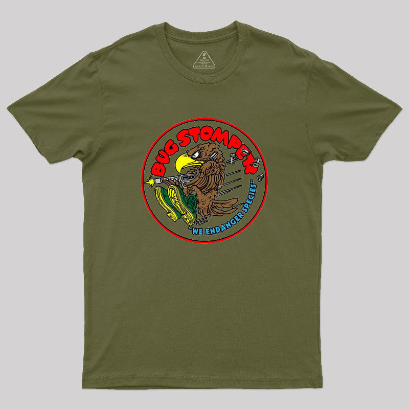 Bug Stomper Alien Geek T-Shirt