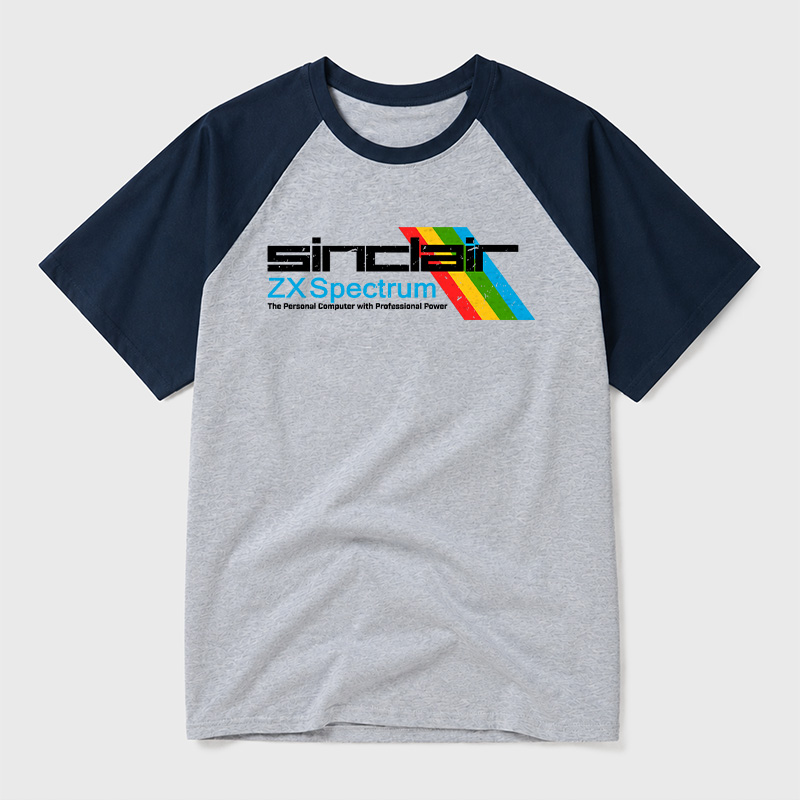Sinclai ZX Spectrum Geek Retro Raglan T-Shirt