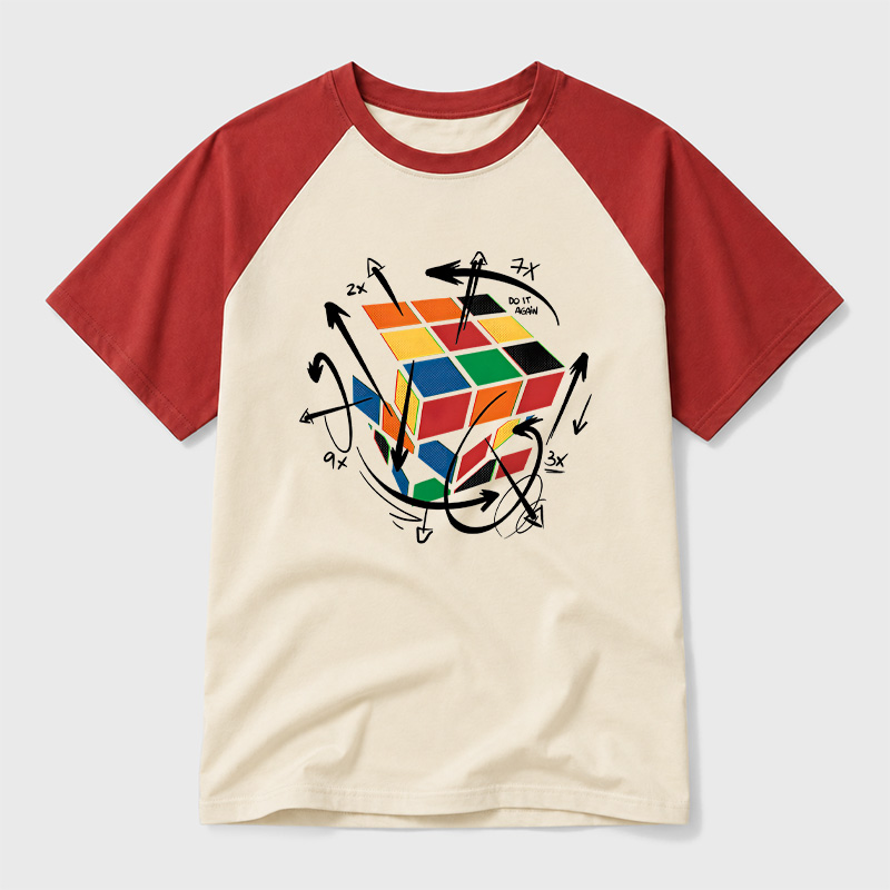 The Cube's Formula Geek Retro Raglan T-Shirt