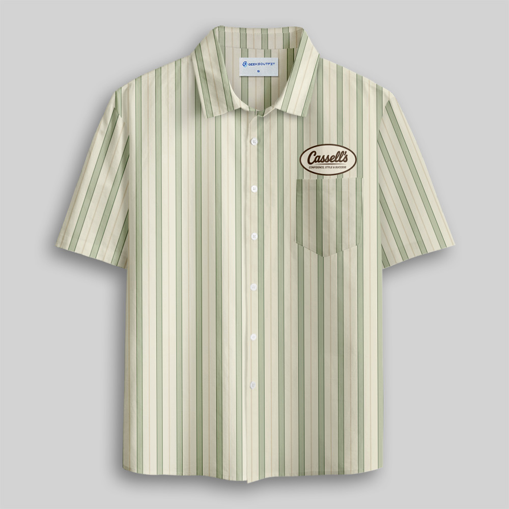Cassell’s Vintage Stripe Button Up Pocket Shirt