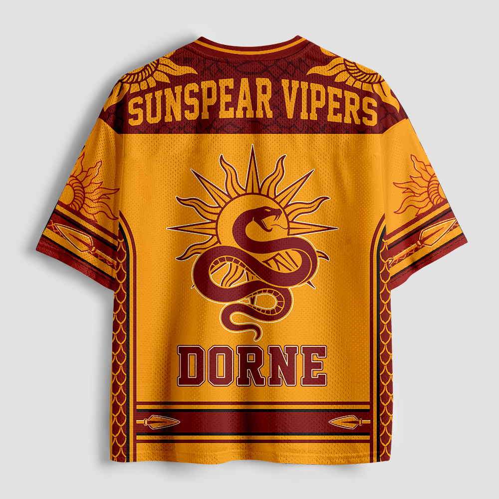 Sunspear High School Home of the Vipers Geek Mesh Jersey