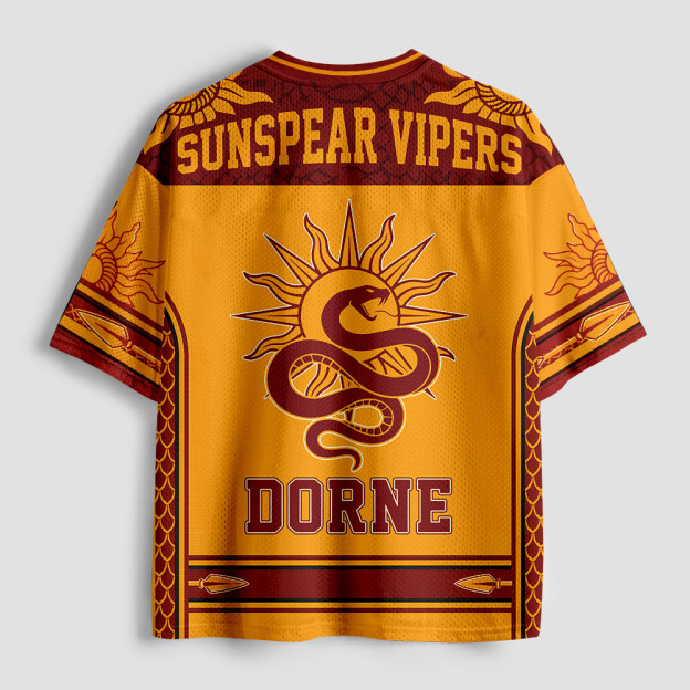 Sunspear High School Home of the Vipers Geek Mesh Jersey