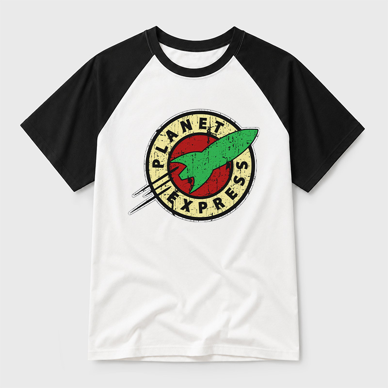 Planet Express Geek Retro Raglan T-Shirt