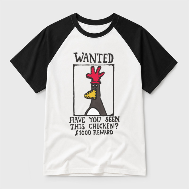 Have You Seen This Chicken Geek Retro Raglan T-Shirt