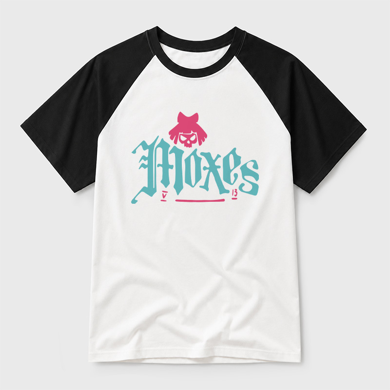 The Moxes-Cyberpunk Geek Retro Raglan T-Shirt