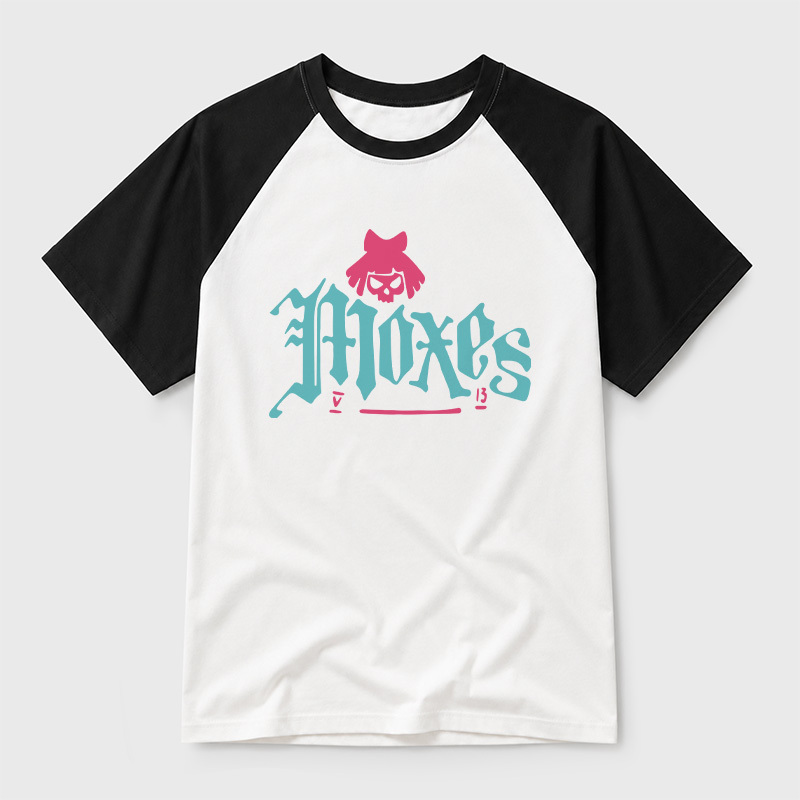 The Moxes-Cyberpunk Geek Retro Raglan T-Shirt