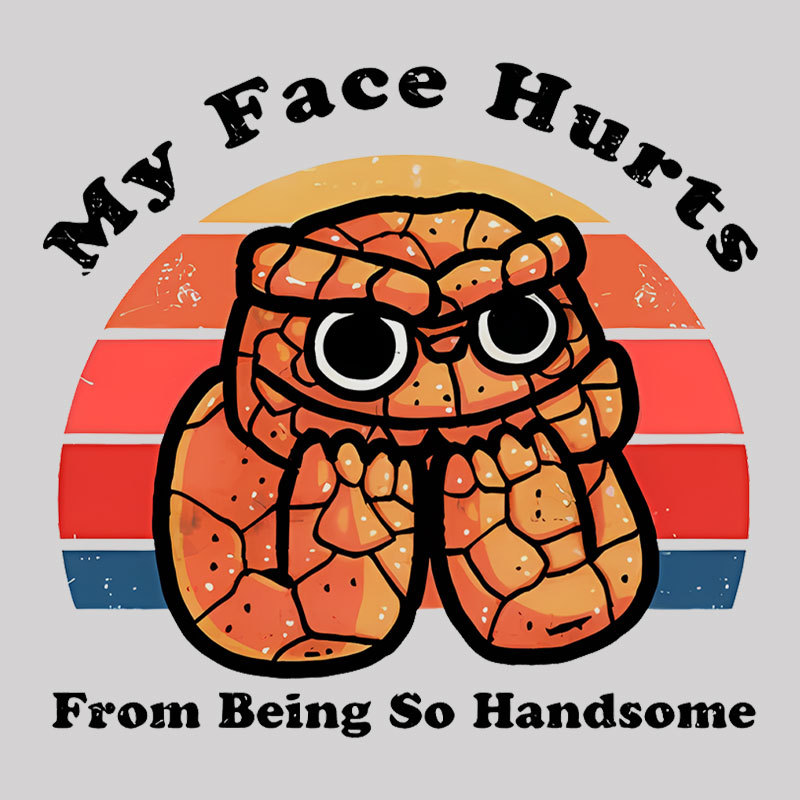 My Face Hurts Geek T-Shirt