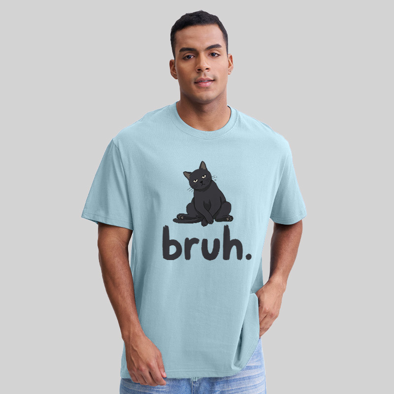 Bruh Cat Geek T-Shirt