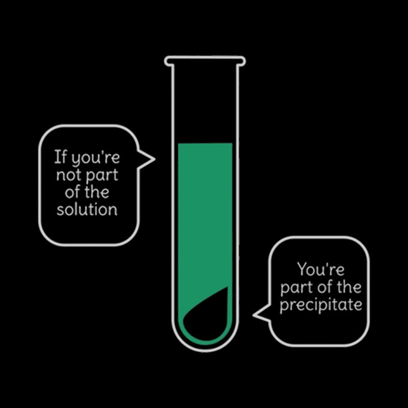 Solution And Precipitate Geek T-Shirt