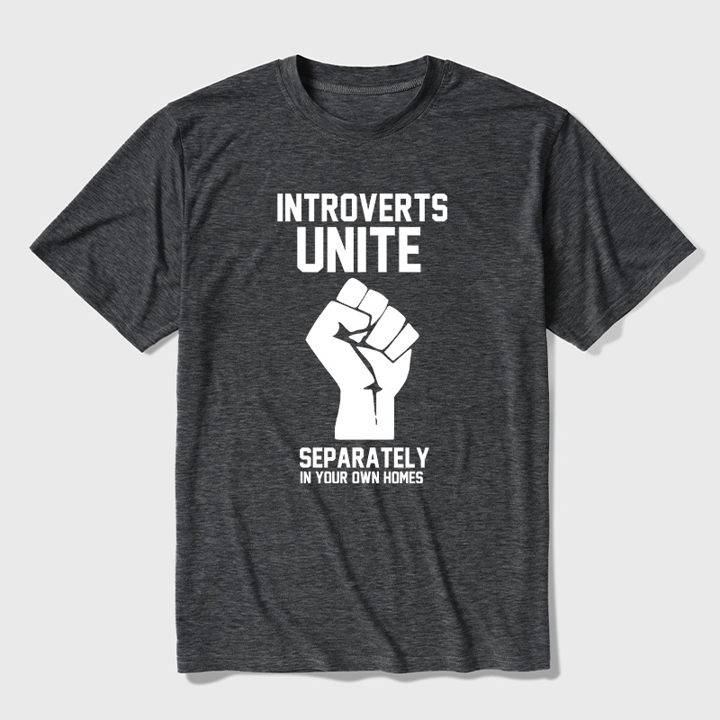 Introverts Unite Ultra Soft Heather Tee