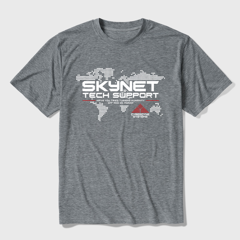 Skynet Tech Support Ultra Soft Heather Tee