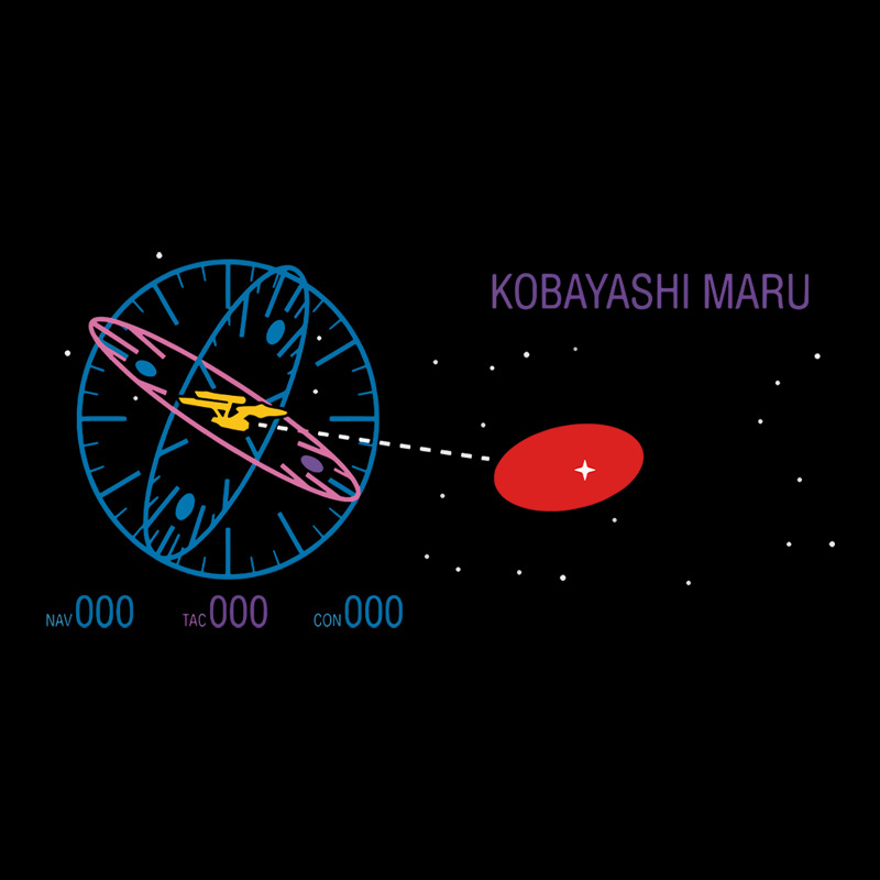 Kobayashi Maru Starship Tactical Screen Geek T-Shirt