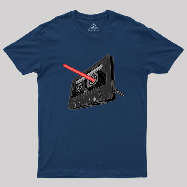Rewind the Force Retro Cassette Geek T-Shirt