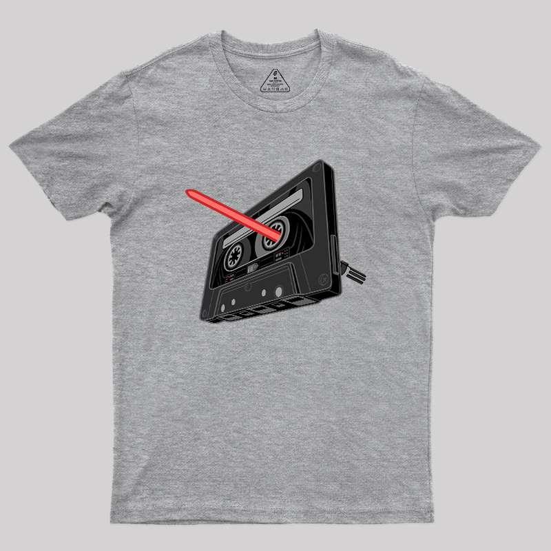 Rewind the Force Retro Cassette Geek T-Shirt