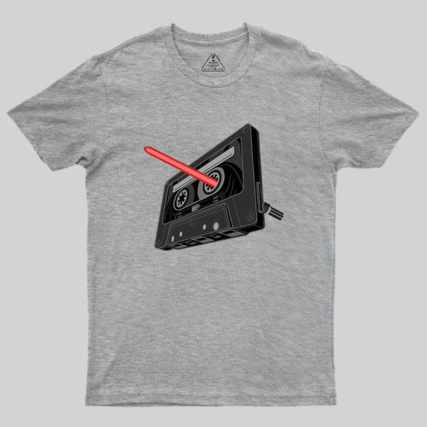 Rewind the Force Retro Cassette Geek T-Shirt