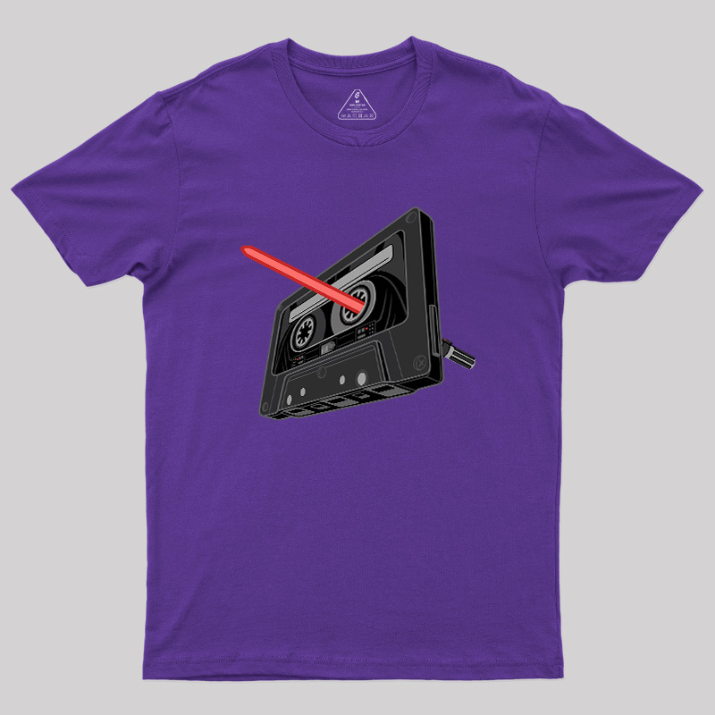 Rewind the Force Retro Cassette Geek T-Shirt