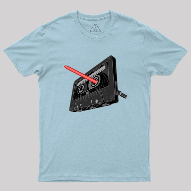 Rewind the Force Retro Cassette Geek T-Shirt