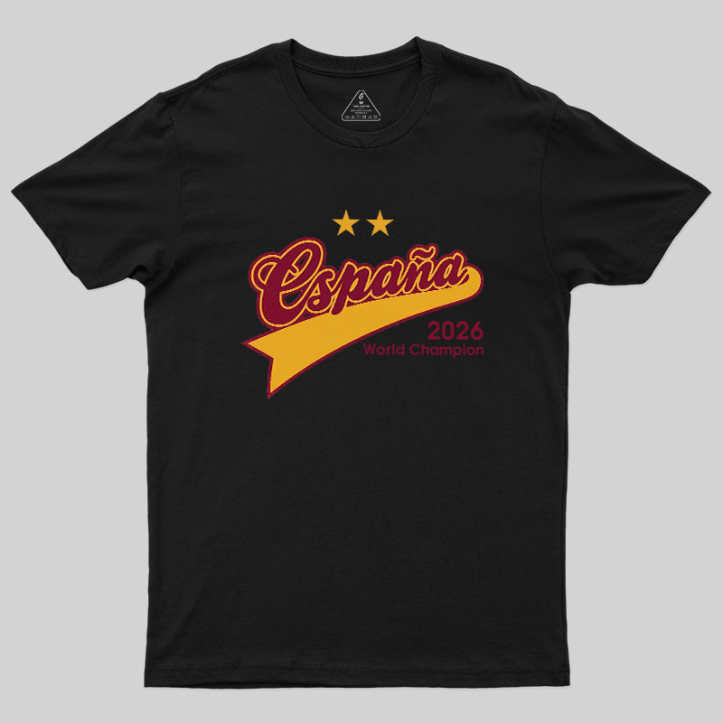 España Champion Pennant Geek T-Shirt