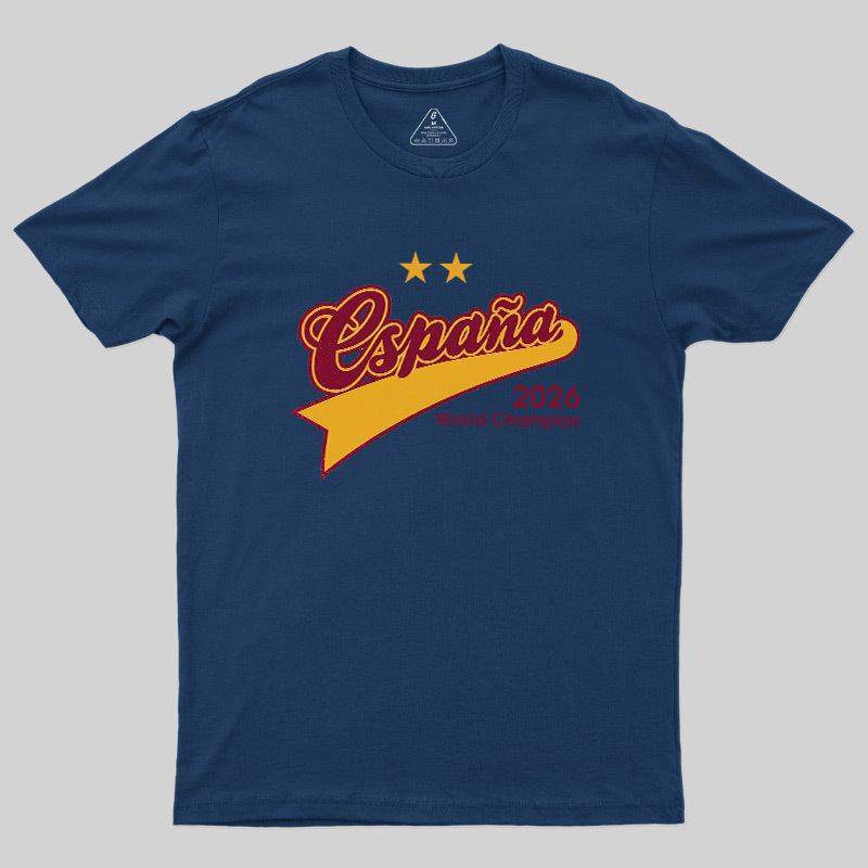 España Champion Pennant Geek T-Shirt