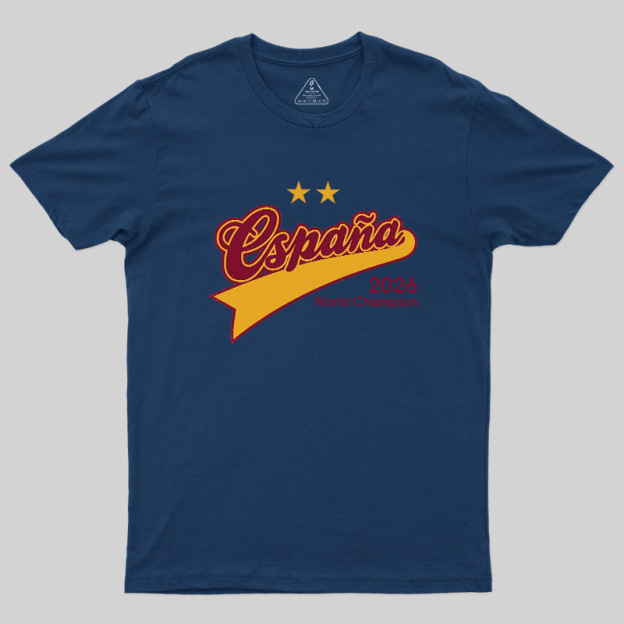 España Champion Pennant Geek T-Shirt