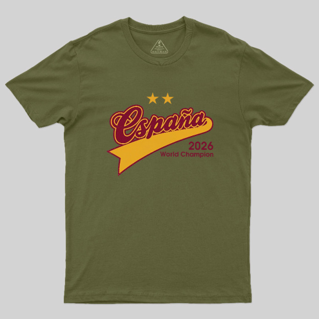 España Champion Pennant Geek T-Shirt