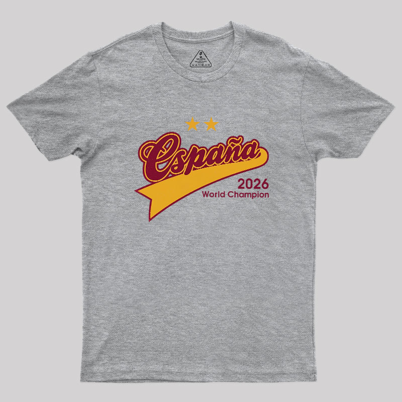 España Champion Pennant Geek T-Shirt