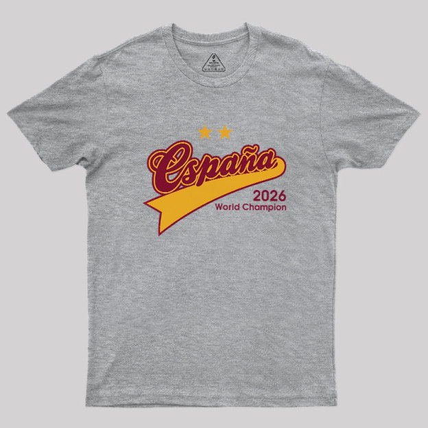 España Champion Pennant Geek T-Shirt