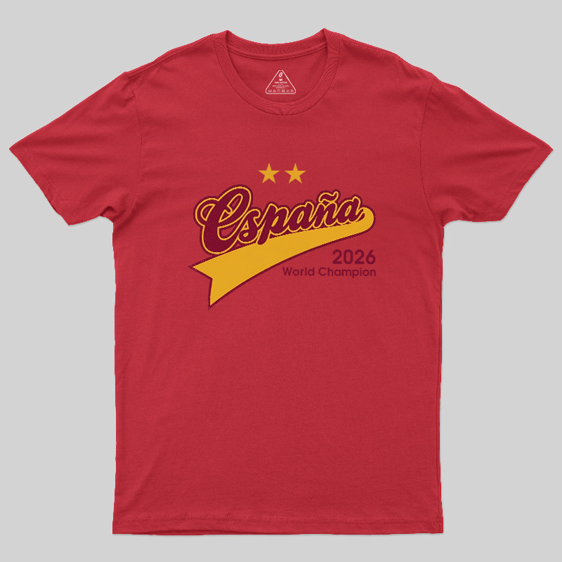 España Champion Pennant Geek T-Shirt