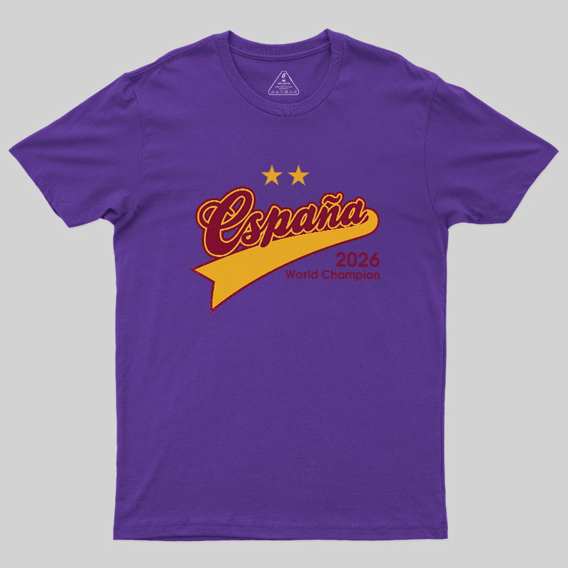 España Champion Pennant Geek T-Shirt