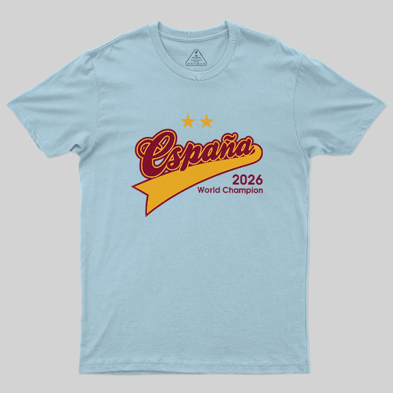 España Champion Pennant Geek T-Shirt