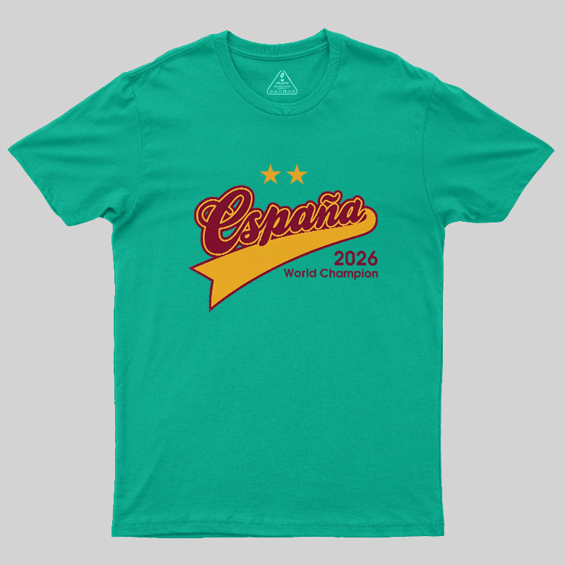 España Champion Pennant Geek T-Shirt