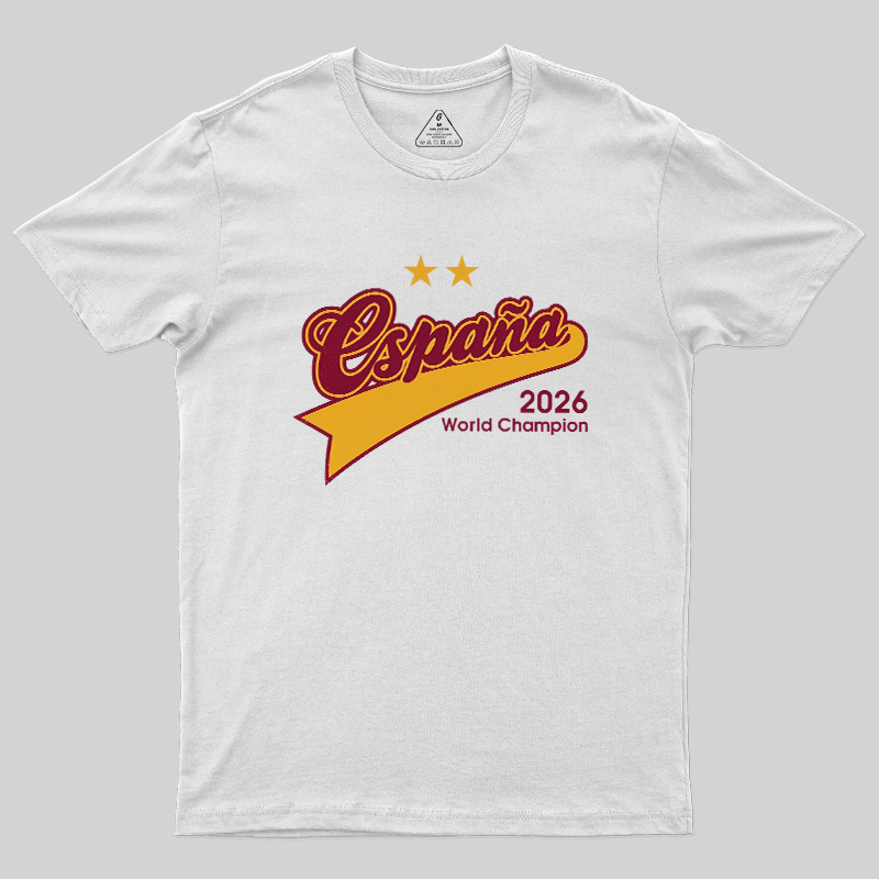 España Champion Pennant Geek T-Shirt