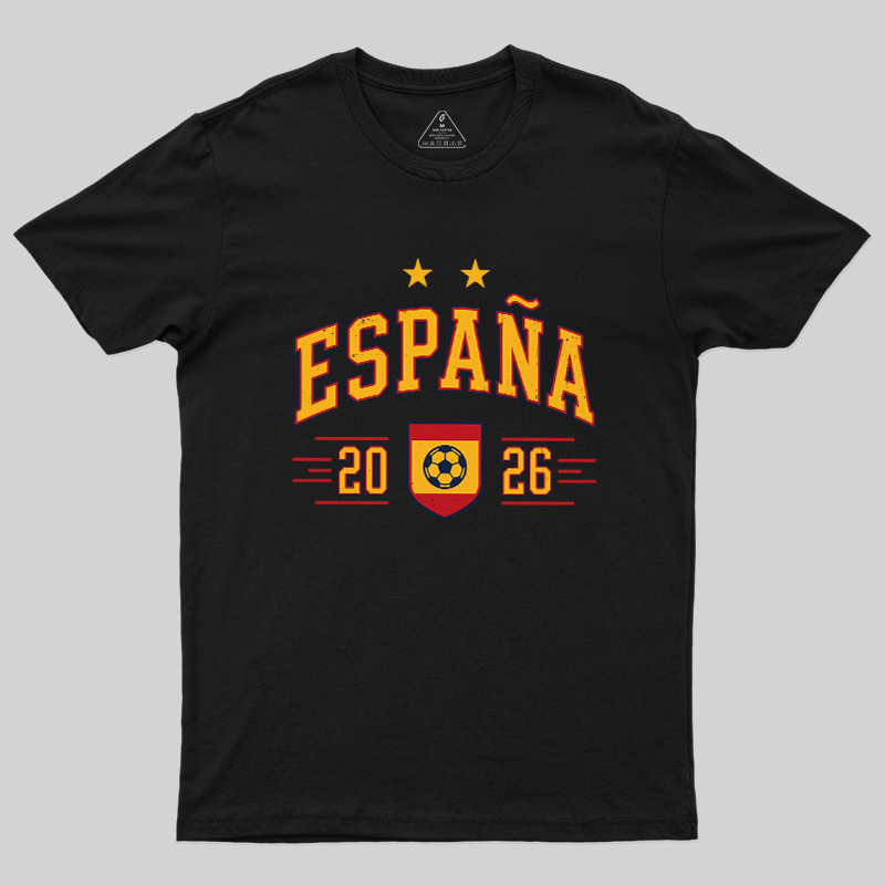 España Crowned Ball 2026 Geek T-Shirt