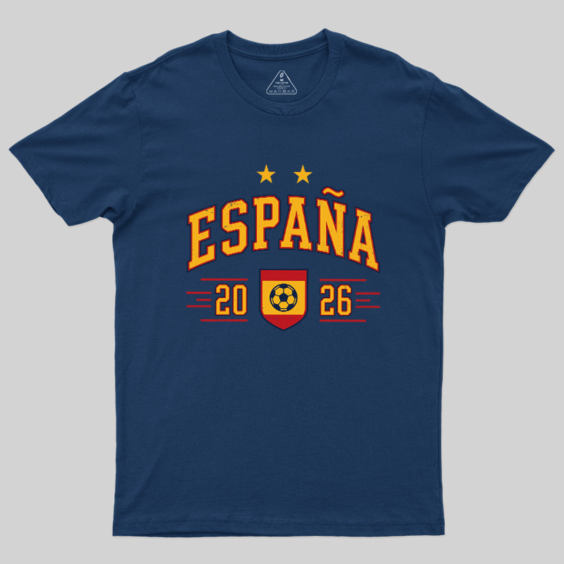 España Crowned Ball 2026 Geek T-Shirt