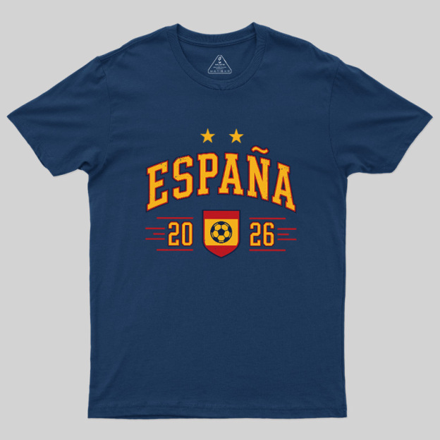 España Crowned Ball 2026 Geek T-Shirt