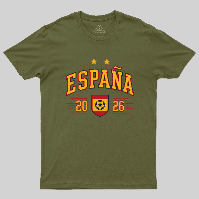 España Crowned Ball 2026 Geek T-Shirt
