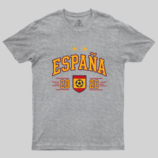 España Crowned Ball 2026 Geek T-Shirt