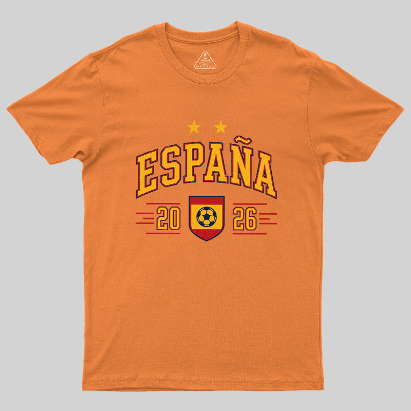 España Crowned Ball 2026 Geek T-Shirt