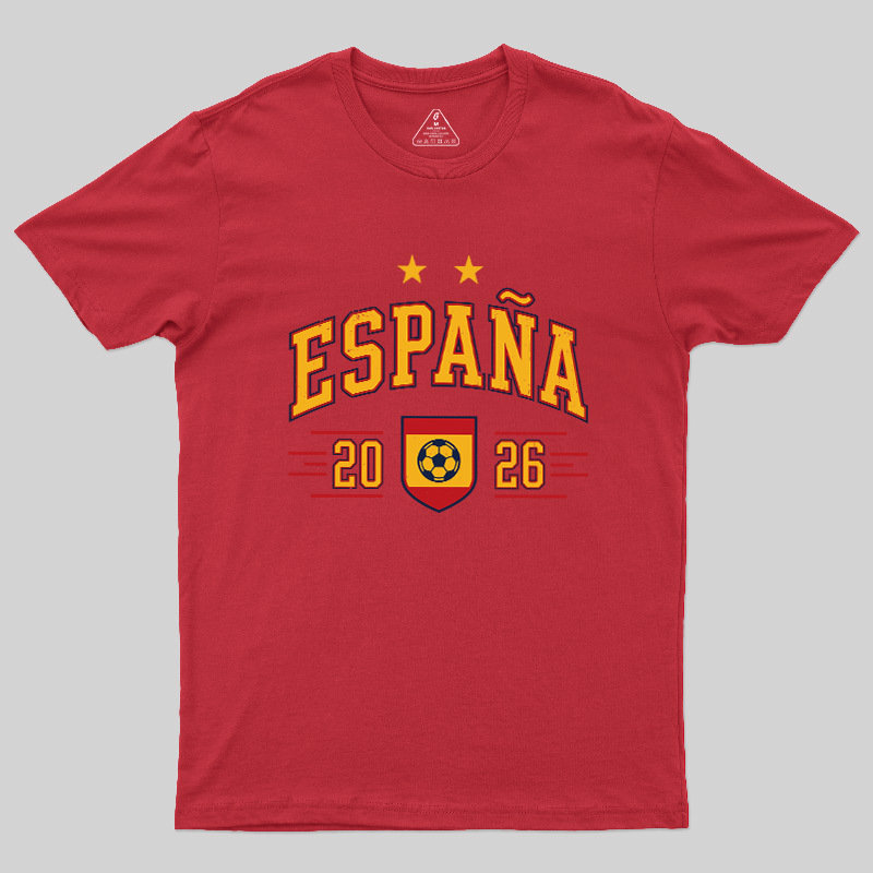 España Crowned Ball 2026 Geek T-Shirt